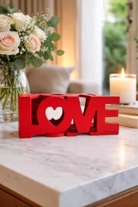 Anayat Love Typo Flower Stand