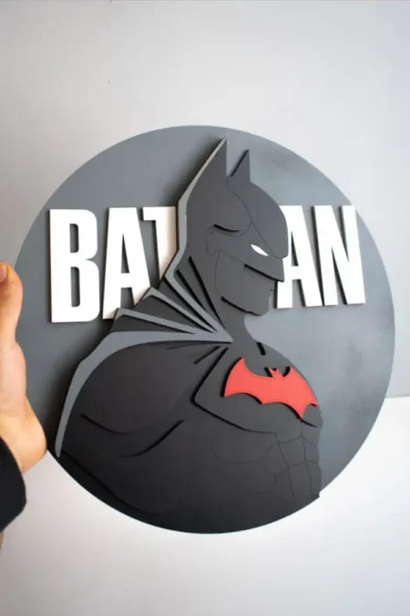 Anayat Batman Round Wall Art
