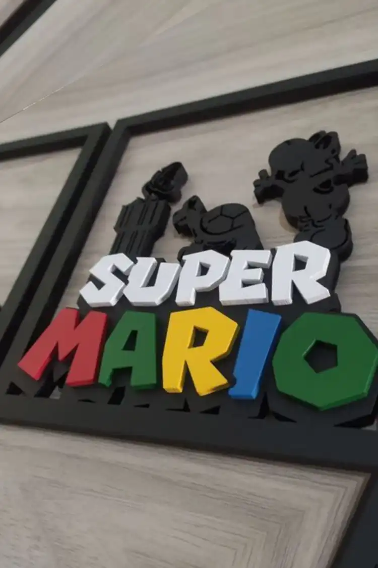Anayat Super Mario Wall Decor