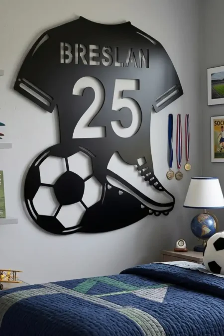 Anayat Football Jersey Wall Art