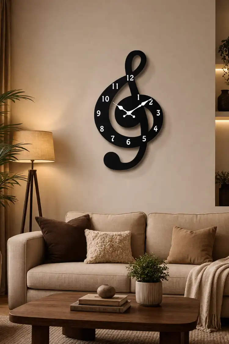 Anayat Musical Designer Wall Clock