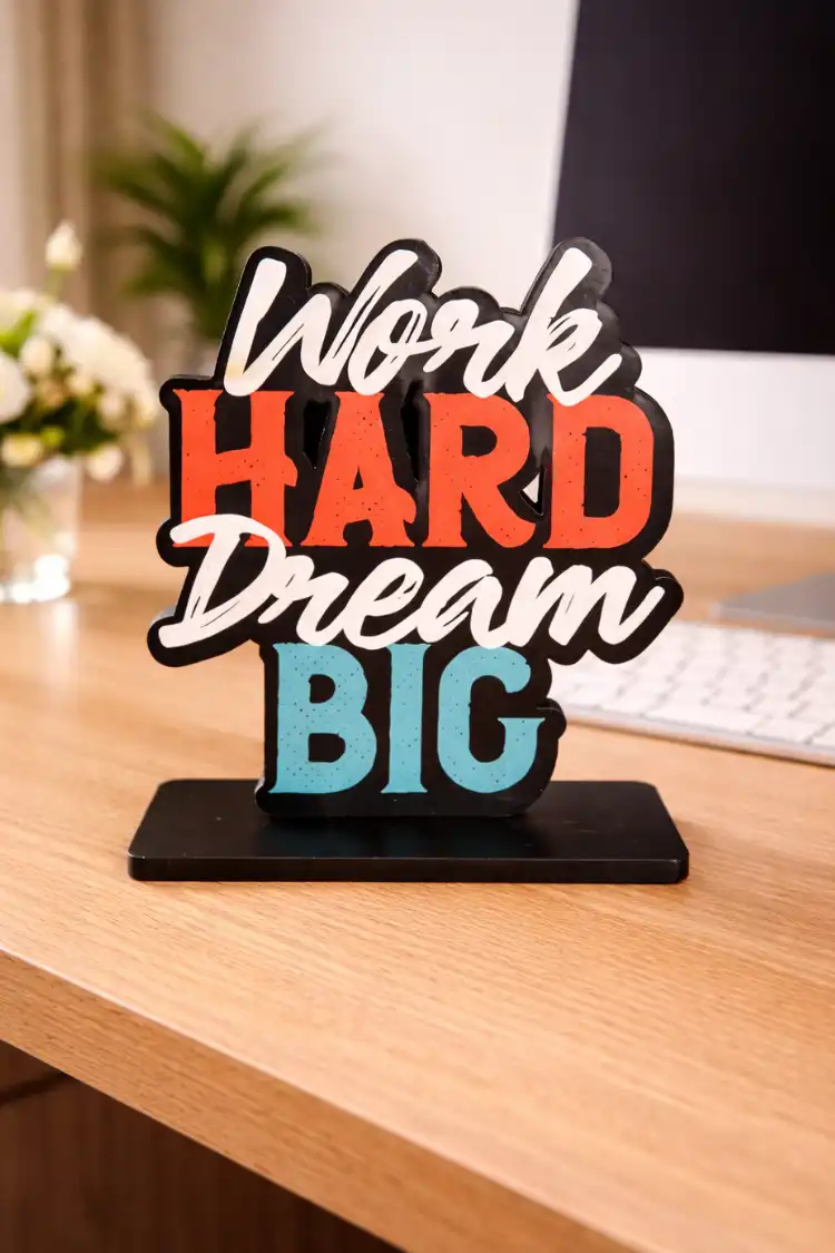 Anayat Motivational Desk Art