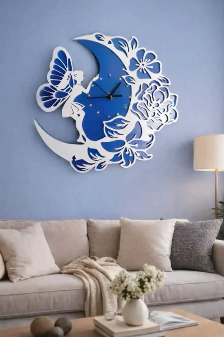 Anayat Moon Fairy Clock