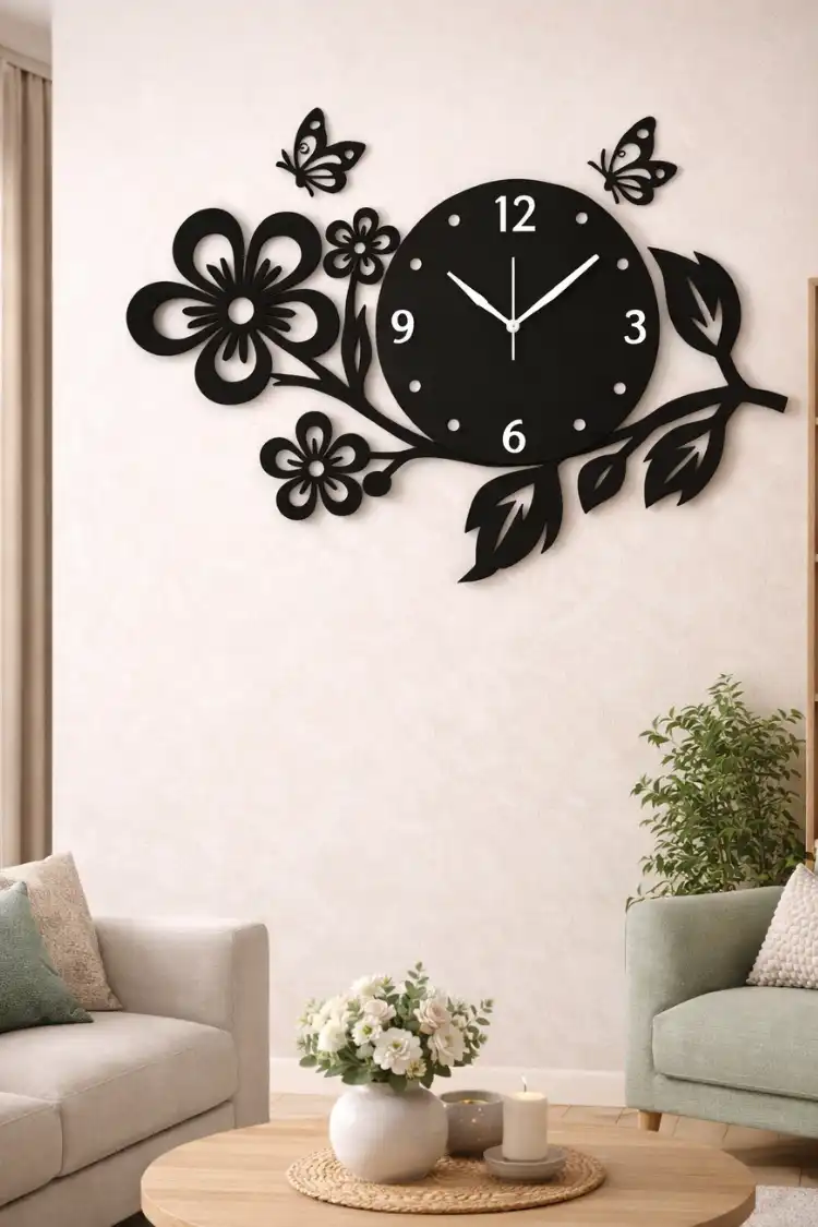 Anayat Floral Wall Clock