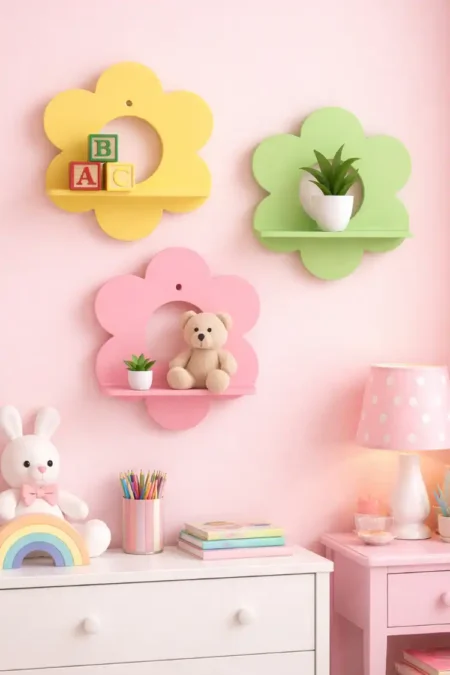 Anayat Floral Wall Shelves