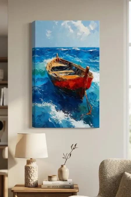 Anayat Crimson Voyage Canvas