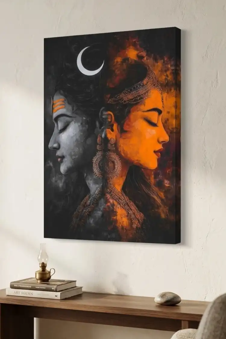 Anayat Ardhanarishvara Canvas