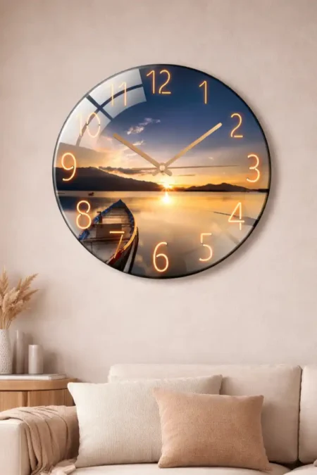 Anayat Sunset Wall Clock