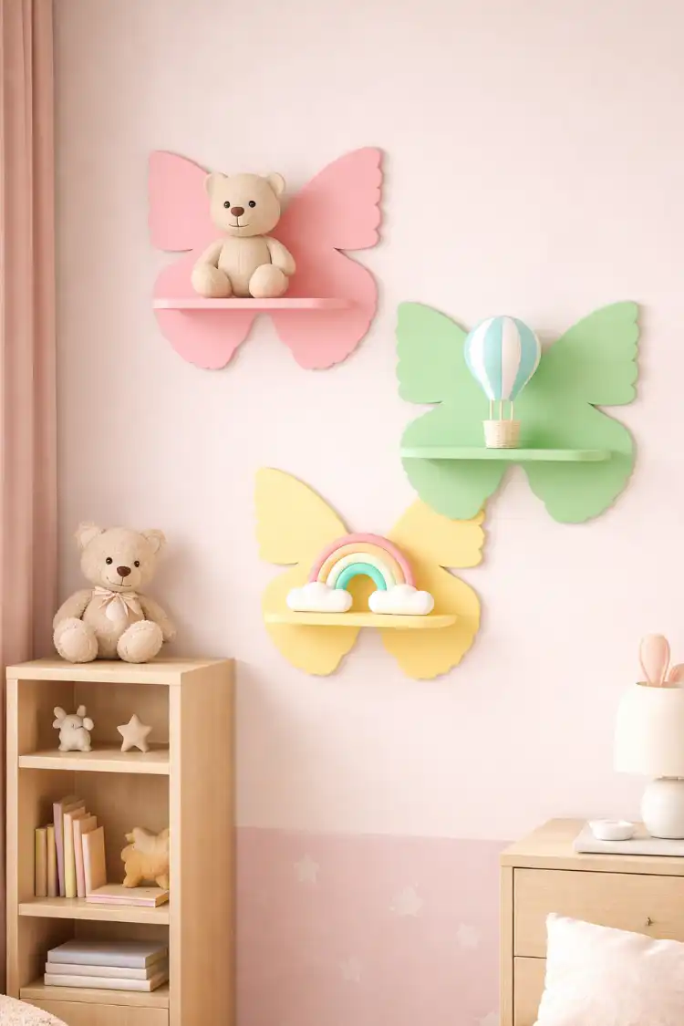 Anayat Butterfly Wall Shelves