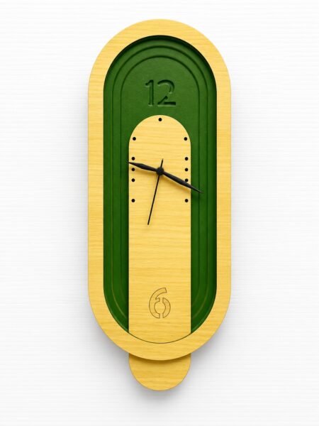 Anayat Vertical Arch Wall Clock