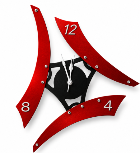 Anayat Abstract Arc Wall Clock