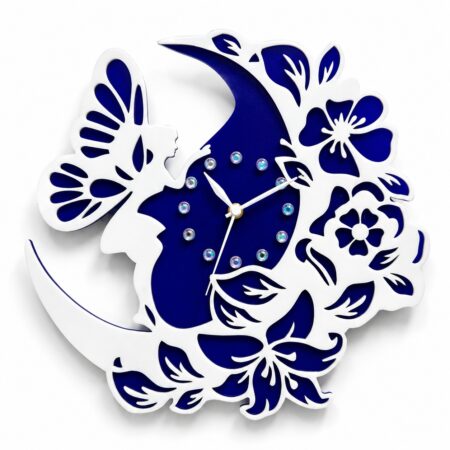 Anayat Fairy Moon Acrylic Wall Clock