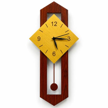 Anayat Pendulum Wooden Wall Clock