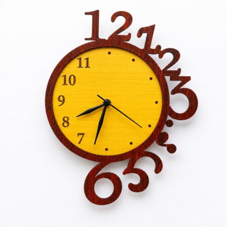 Anayat Artistic Number Wall Clock