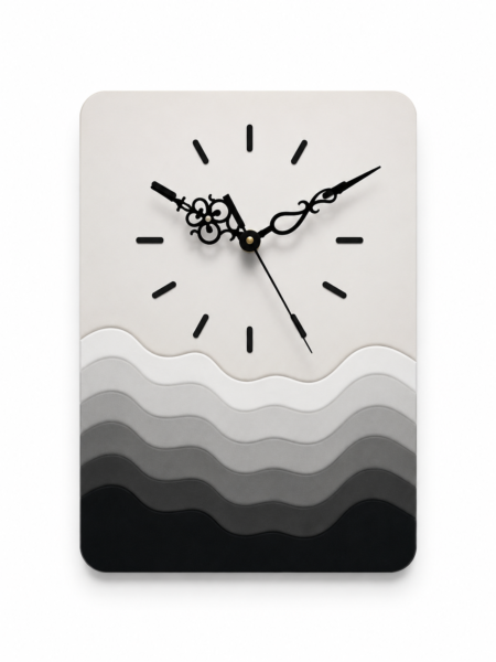 Anayat Wave Acrylic Wall Clock