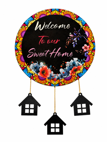 Anayat "Welcome To Our Sweet Home" Hanging Wall Decor