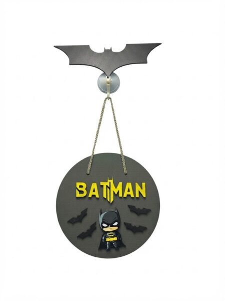 Anayat Batman Wooden Hanging Wall Decor