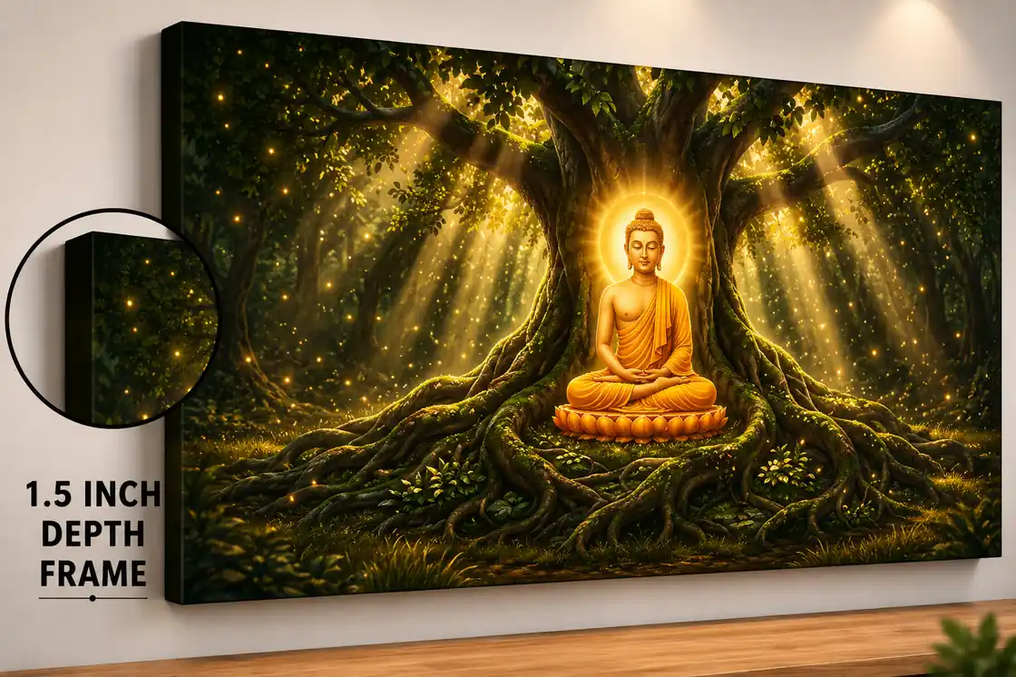 Anayat Buddha Enlightenment Canvas - Image 2