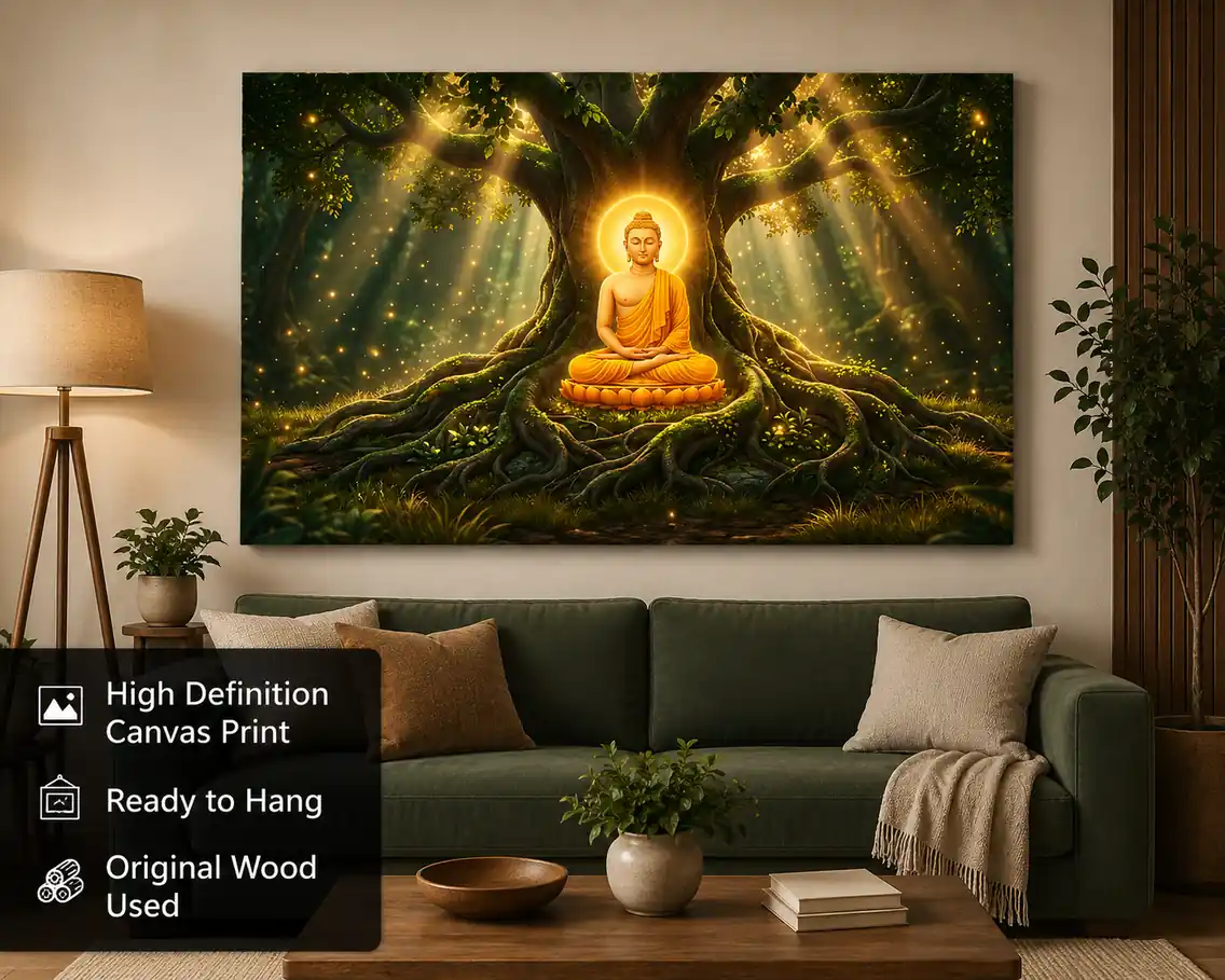 Anayat Buddha Enlightenment Canvas - Image 3