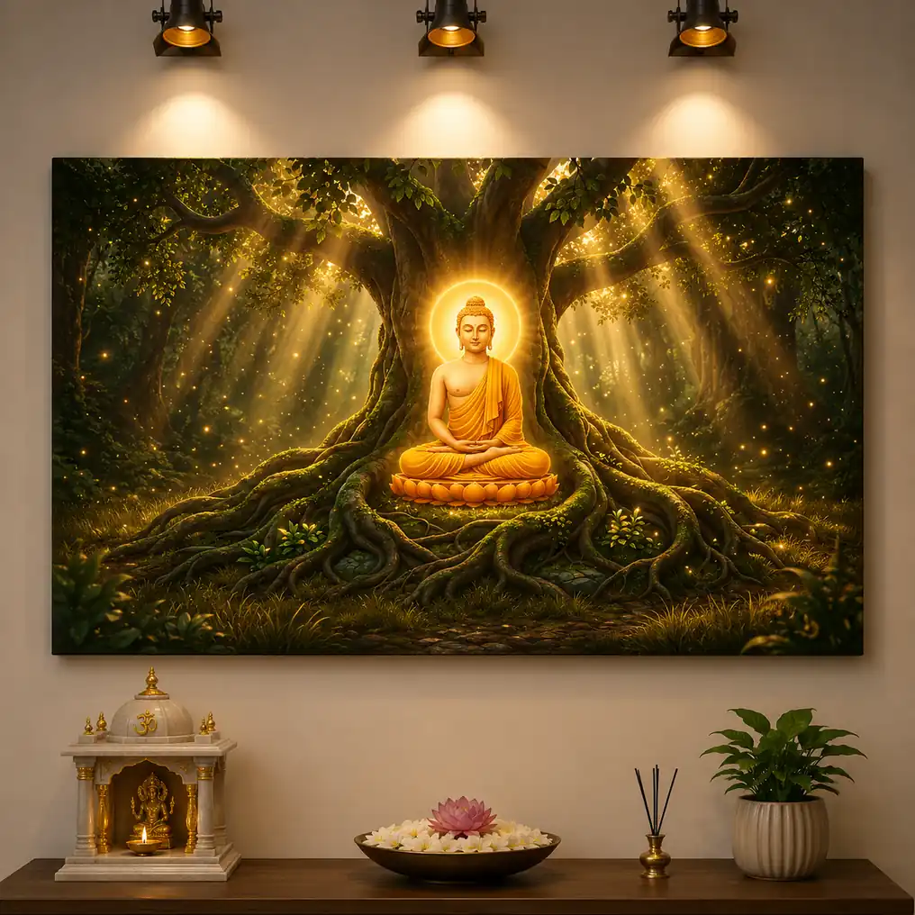 Anayat Buddha Enlightenment Canvas - Image 6