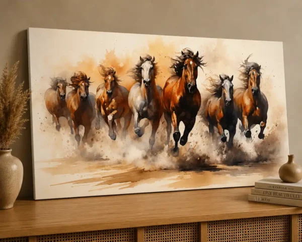 Anayat Horse Herd Freedom Canvas