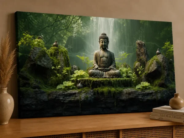 Anayat Buddha Zen Forest Canvas