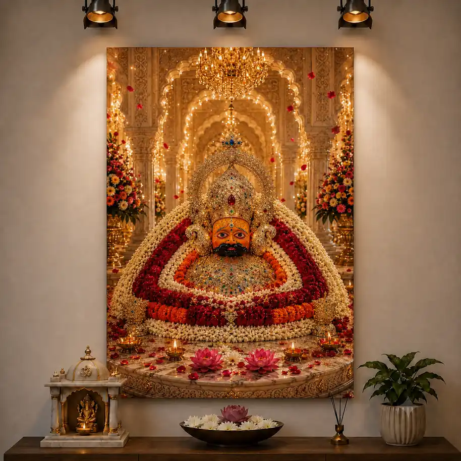 Anayat Hindu Temple Devotional Canvas