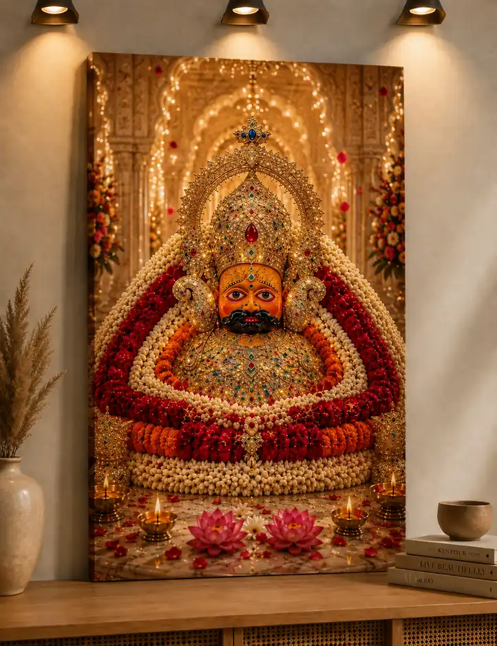 Anayat Hindu Temple Devotional Canvas - Image 2