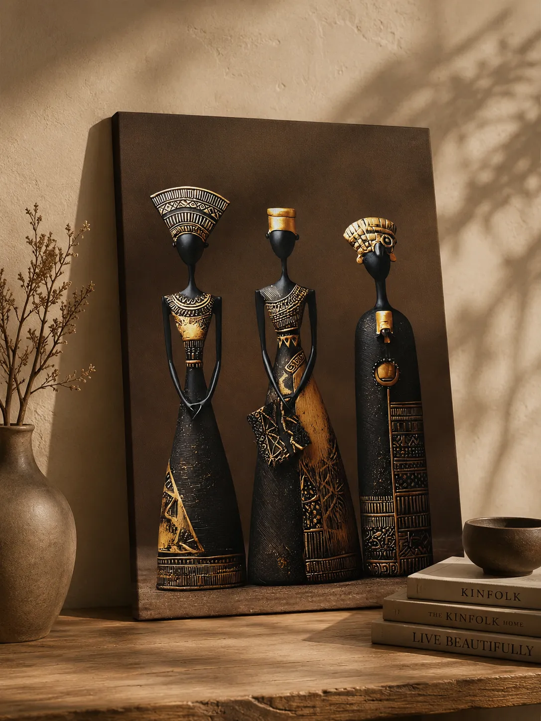 Anayat African Tribal Heritage Canvas - Image 2