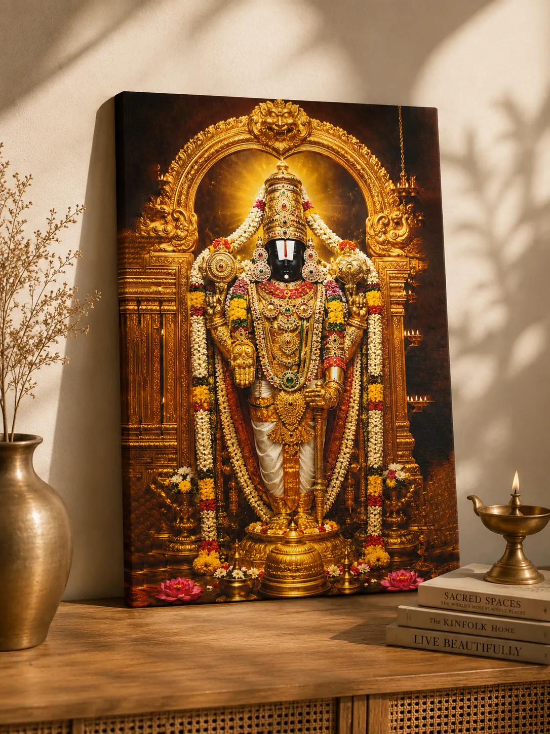 Anayat Lord Venkateswara Temple Canvas - Image 2