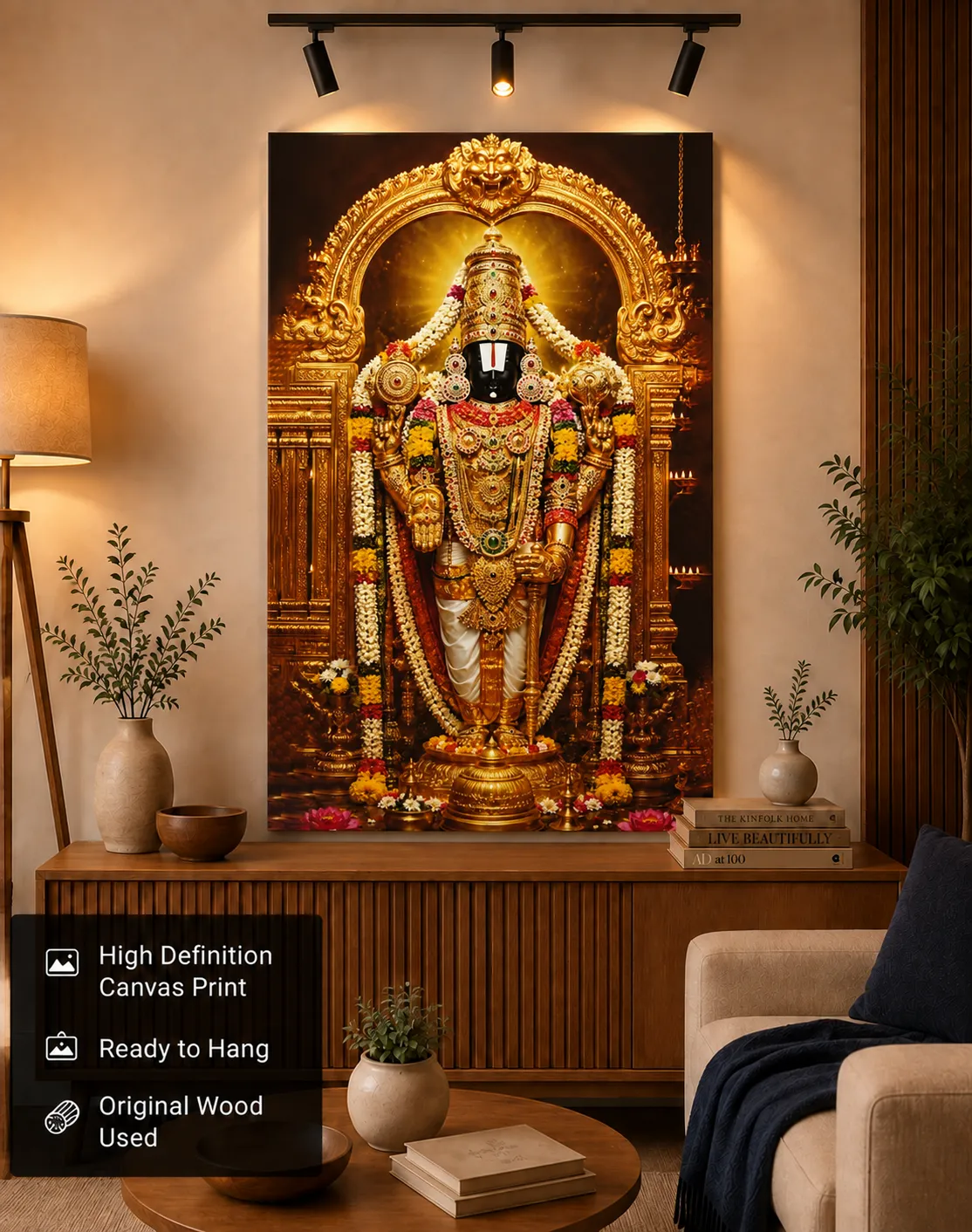 Anayat Lord Venkateswara Temple Canvas - Image 4
