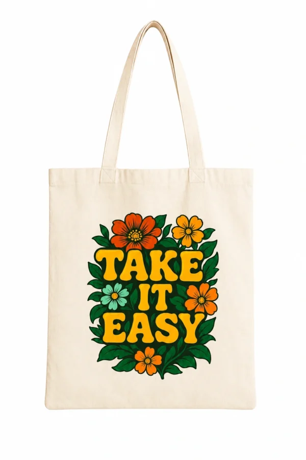 Anayat Cotton Tote Bag – Take It Easy Floral