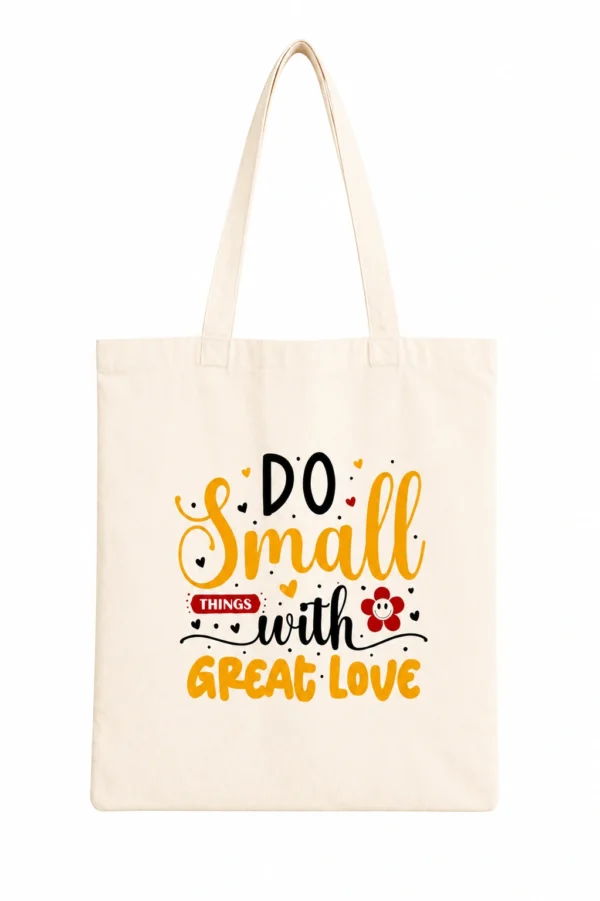 Anayat Cotton Tote Bag – Do Small Things With Great Love