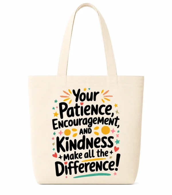 Anayat Cotton Tote Bag – Motivational Typography